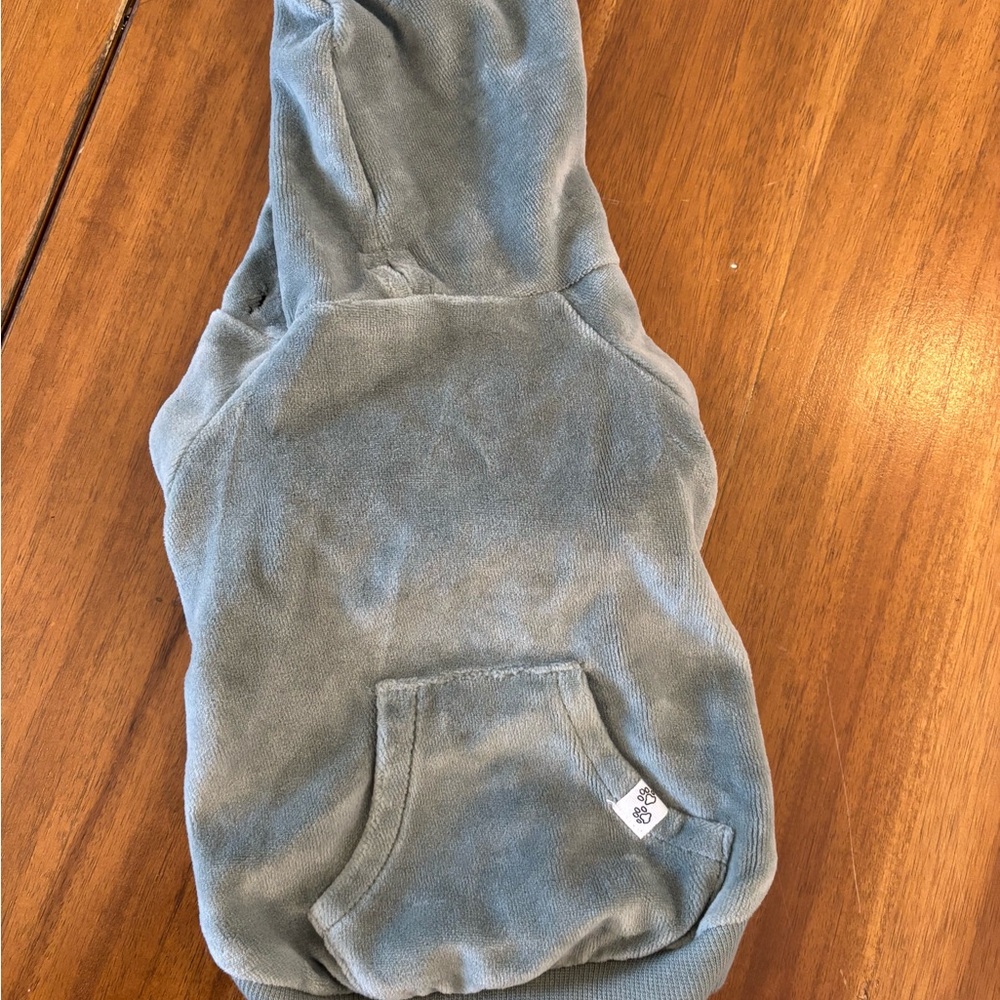 Cozy Gray Dog Hoodie